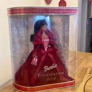 Barbie 2002 Celebration Barbie- NEVER BEEN OPEN SMOKE FREE COLLECTORS EDITION